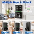 thumbnail image 2 of Door Lock,Blacksmith Electronic Door Lock with Knob Handle,Keypad  Smart Door Lock for Home,Black ﻿, 2 of 7
