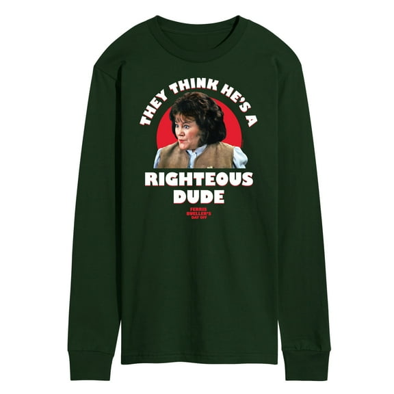 Ferris Bueller's Day Off - Righteous Dude - Men's Long Sleeve T-Shirt