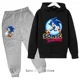 thumbnail image 3 of Ropa para bebé niño, ropa informal, conjunto de sudadera con capucha Sonic, camisetas para niño, pantalones, 2 piezas, ropa para niña, chándal de moda para niño, 3 of 5