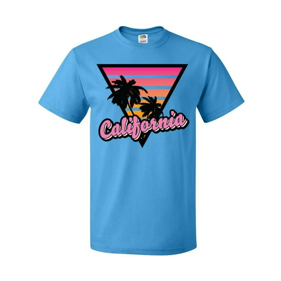 Inktastic California with Triangle and Palm Trees T-Shirt