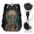thumbnail image 3 of Daiia Coffee-Drinking Skull Pattern USB Charging Backpack for Men and Women, Anti-Theft Backpack,Travel Backpack,School Backpack,College Backpack,Laptop Backpack, 3 of 7