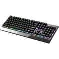 thumbnail image 1 of MSI Gaming Backlit RGB Dedicated Hotkeys Anti-Ghosting Water Resistant Mechanical Feel Gaming Keyboard (Vigor GK30 US), 1 of 8