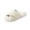 Beige, variant on Cross Strap Curly Fuzzy Open Toe Slippers for Women Fall Winter Warm Fluffy Anti Slip Large Size Comfy Cute House Slides Footwear, Beige, 7.5