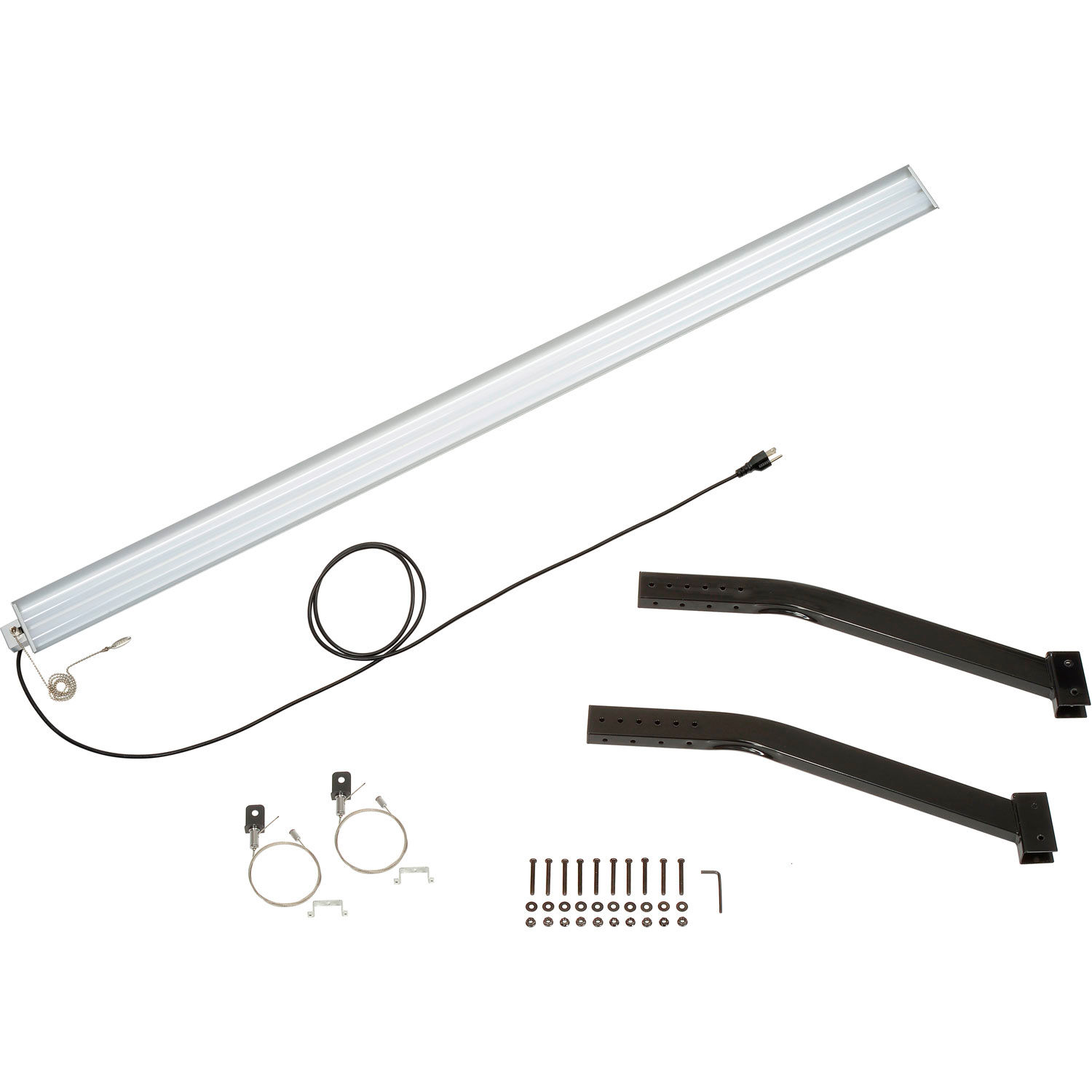 Global Industrial Aluminum LED Light Kit For Workbenches, 72"W