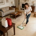 thumbnail image 5 of Mini Lazy Mop, Towel Mop, with 5 pack Reusable Cloths,White, Small Bathroom Mop, Multi-Functional Towel Mop, Wet And Dry Use, 39.37 Inches,for House Wall Bathroom., 5 of 5
