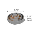 thumbnail image 2 of Comedero Outward Hound Mediano Gris Antivoracidad para Perros, 2 of 7