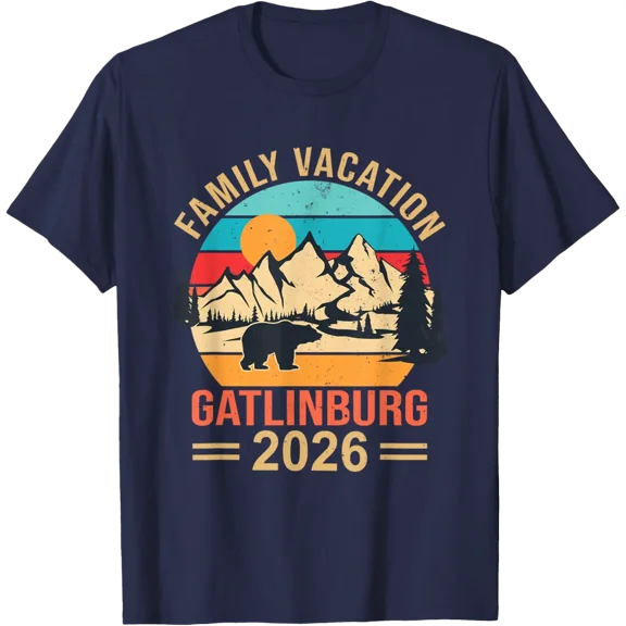 Family Vacation Gatlinburg Tennessee Smoky Mountain T-Shirt