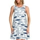 thumbnail image 1 of Fotbe Blue Fish Vestido de Verano sin Mangas para Mujer – Vestido Midi Línea A, Estilo Camiseta Floral, Vestido Playero Casual y Fluido, 1 of 7