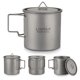 thumbnail image 2 of Ultralight Titanium Cup Outdoor Portable Camping Picnic Water Cup Mug with Foldable Handle 300ml / 350ml / 450ml / 550ml / 650ml / 750ml, 2 of 5