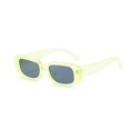 thumbnail image 1 of Lunettes de Soleil Rectangulaires pour Femmes Lunettes de Conduite Rétro Années 90 Mode Vintage Monture Carrée Étroite Protection Uv400, 1 of 1