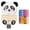 Panda, variant on M Buder Negative Ion Air Purifier Quiet Running USB Plug in Air Ionizer Odor Dust Removal Panda 2.0x1.3x2.8 inches / 5x3.3x7 cm