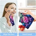 thumbnail image 7 of Coolnut Blue Mandala Washcloths, Soft and Absorbent Cotton Towel, 4 Pack 12 X 12 Inches Premium Quick Dry Face Towel Wash cloth, 7 of 7