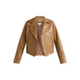 thumbnail image 3 of Sofia Jeans Women's Faux Leather Stitch Moto Jacket, Sizes XS-XXL, 3 of 5