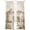 Off-White, variant on Brown Western Farmhouse Sheer Curtains 108 Inch Length 2 Panels Set Window Treatments, Vintage Cowboys Cactus Rod Pocket Semi Curtains for Living Room/Bedroom/Kitchen Décor, 104"W x 108"L