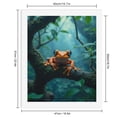 thumbnail image 2 of Paint By Numbers Kit for Adults Beginner - DIY Orange Frog Forest Branch Canvas Painting Kits for Adults, Frameless Paint By Number for Adults for Home Wall Decor 16x20 Inch, 2 of 7