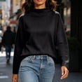thumbnail image 3 of Bixock Women's Maternity Tops Long Sleeve Casual Pregnant Tops Crew Neck Soft Breathable Maternity Shirts Comfortable Maternity Clothings, 3 of 7