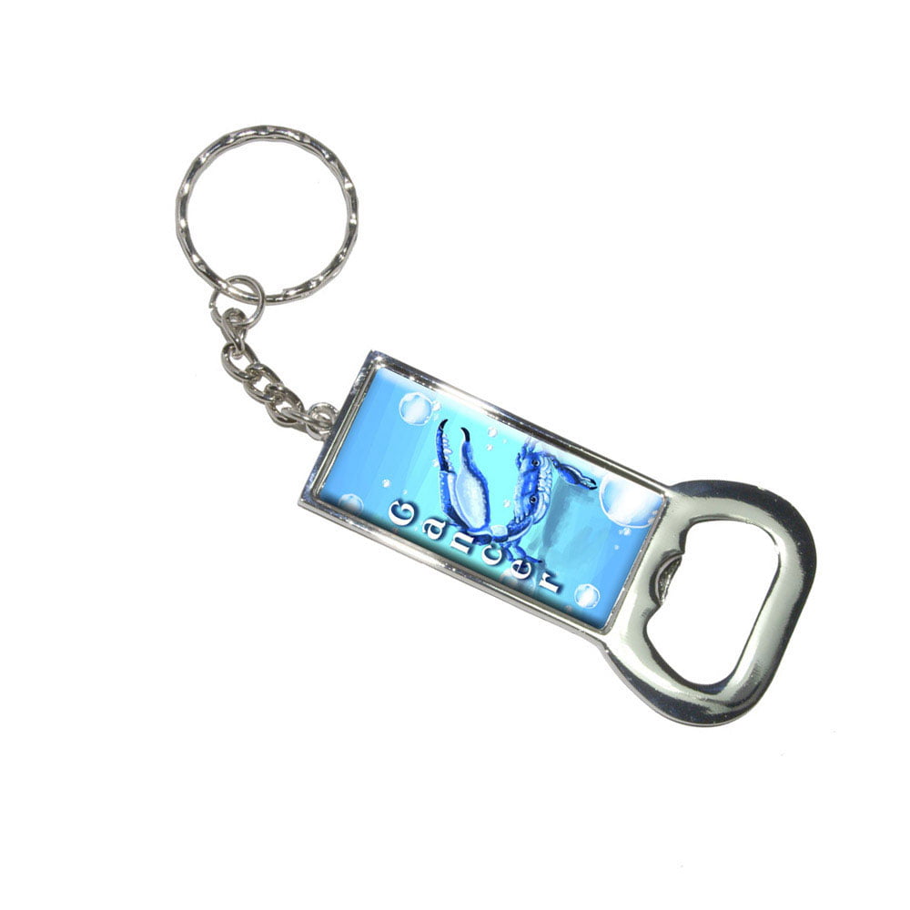 SCORPIO PICTURE Zodiac Star Sign Quality Leather and Chrome Keyring 