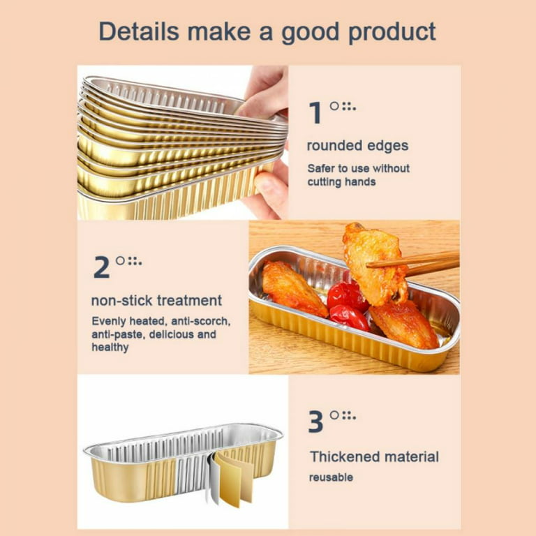 Air Fryer Silicone Loaf Pans for Baking, 10-inch Mini Bread Cake Pan, BPA  Free by Infraovens