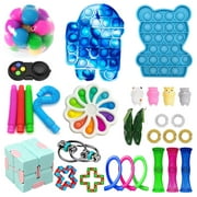 Cheap Fidget Toy Packs Sensory Fidget Toys Set Simples Dimples Pop Bubble Stress Relief Balls Fidget Toys Set for ADHD