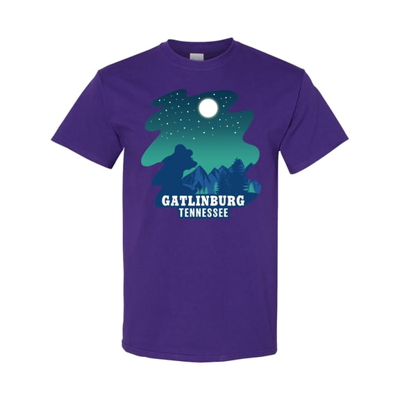 Inktastic Smoky Mountains Gatlinburg Tennessee with Bear T-Shirt