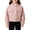 Pink, variant on Coerni Boys Girls Faux Leather Jacket Banded Stand Collar Biker Moto Coat Teen Trendy Vintage Cropped Jackets Fall Winter Coat