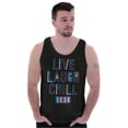 thumbnail image 3 of Live Laugh Chill Icee Logo Retro Tank Top T Shirts Men Women Brisco Brands S, 3 of 6