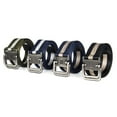 thumbnail image 4 of Men Belt Dual Alloy Buckle All-match Adjustable Webbing Belt Canvas Web Belt, 4 of 9