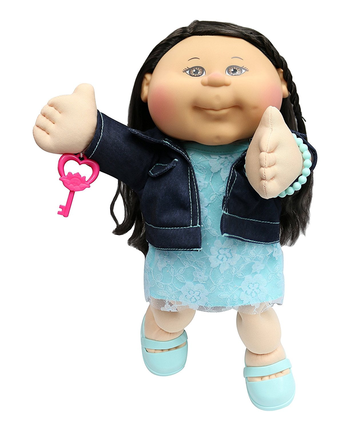 cabbage patch doll with black hair