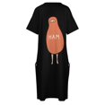 thumbnail image 4 of Ham : To Kill A Mockingbird disfraz de Halloween de Scout Ham vestido suelto con bolsillo vestidos para mujer, 4 of 6