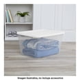 thumbnail image 4 of Caja Organización Sterilite Hecha de Plastico Blanca Translucida con Tapa Color Blanca 55LT, 4 of 4