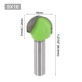 thumbnail image 2 of BTOER Milling Cutter 1pc 8mm Shank Ball Nose End Mill Round Nose Cove CNC Router Bits For Wood Radius Core Woodworking Power Tool Part, 2 of 8