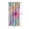 thumbnail image 5 of Colorful Cloud Star Tie Dye Pattern Shower Curtain 36"x72" ,Bathroom Decorative Shower Curtains Set with 12 Hooks,Modern Waterproof Washable Shower Curtain, 5 of 6