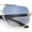 Gold - Blue Pink, variant on Mens Luxury Mobster Beveled Edge Lens Metal Rim Fashion Sunglasses Gunmetal - Black