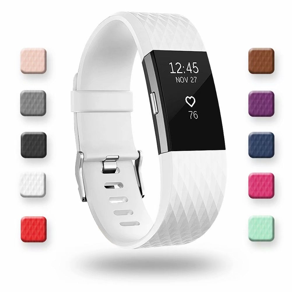 Pattern Bands for Fitbit Charge 2 Strap Secure Buckle Replacement Wristband 