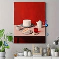 thumbnail image 4 of Still Life Cake and Red Tea Canvas Print, Decor for Living Room, Dining Room, Kitchen, Cafe, Restaurant, Bar, 4 of 8