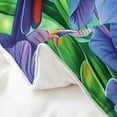 thumbnail image 4 of YST 100% Cotton Cardinal Bird Comforter Cover Hummingbird Floral Bedding Set Twin Retro Watercolor Rustic Iris Flowers Duvet Cover Kids Adults Country Farmhouse Garden Bed Set Colorful (No Comforter), 4 of 6