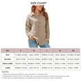 thumbnail image 2 of <p>Turn Down Collar Shirt, Casual Elegant Button Closure Blouse Loose Pure Color Soft Fashionable Pocket  For Lady For Dating</p>, 2 of 6