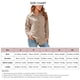 thumbnail image 4 of Blusa de manga larga elegante elegante de color puro con cierre de botones bolsillo informal suelto para trabajo de oficina para mujer ANGGREK Otros, 4 of 6