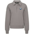 thumbnail image 2 of Women's Levelwear  Gray Buffalo Sabres  Canmore Quarter-Zip Pullover, 2 of 3