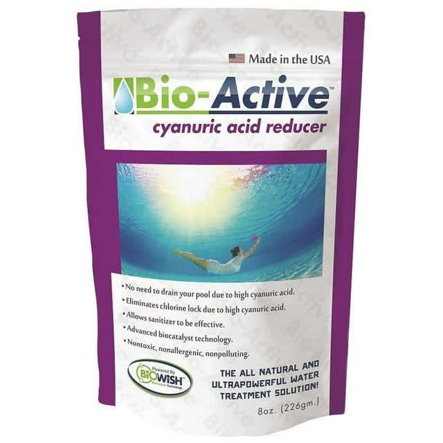 Bio-Active Products Pool Stabilizer Reducer/Cyanuric Acid Reducer, 8 oz.
