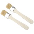 thumbnail image 1 of Lightweight Brush,2pcs/ Set Lightweight Wooden Barbecue Brush Wooden Brush Time-Tested Durability, 1 of 14