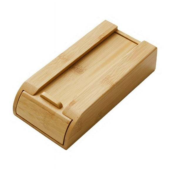 Convenient Storage Box Natural Decoration Under Desk Hidden Drawer Home Storage Stationery Container Wooden Storage,C