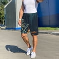 thumbnail image 6 of Naloa Moonlit Skeleton Campfire Men's Short Pajama Pants, Pj Shorts, Lounge Comfort Shorts-Large, 6 of 6