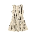 thumbnail image 4 of CCRFTGI Girls Dresses Size 10-12 Mini Beige Striped Dress Party Wedding Sleeveless Girls Clothes 2026 Summer Fashion Casual Beach Fancy Dress for Girls Beige 12-13 Years, 4 of 4