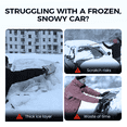 thumbnail image 3 of Cepillo para nieve y rascahielos 2 en 1 para coche - mango retráctil de aleación de aluminio, cabeza extra ancha para nieve pesada y hielo grueso, herramienta de limpieza de coche en invierno, 3 of 9