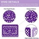 thumbnail image 3 of Decoración para fiestas Asoulin Fiesta Mexican Papel Picado x6, 3 of 7