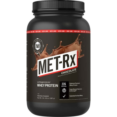 MET-Rx 100% Ultramyosyn Whey Chocolate Protein Powder, 32