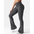 thumbnail image 4 of Leggins YEOREO Brittany Flare con bolsillos para mujer, color carbón XS, 4 of 5