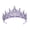C-Purple, variant on for Women - Elegant Rhinestone Wedding for Bride, Quinceanera & Prom | Silver Headpiece for Birthday, Pageant & Special Occasions | Sparkling Jeweled Hair Accessories