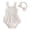 Z01 White, variant on JUMEYU Baby Bodysuit Girl Baby Girl Bodysuits for Newborn and Infant 0 3 6 9 12 18 24 Months (Pink,6-12 Months)